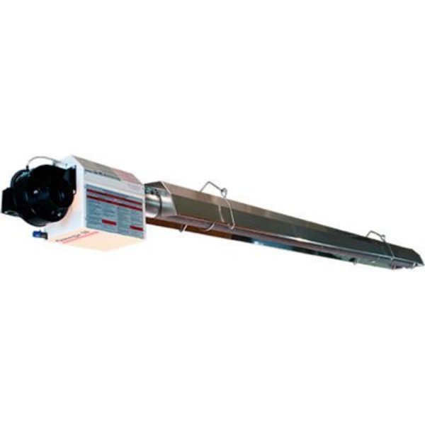 Combustion Research Corporation Omega II® Natural Gas Infrared Straight Tube Heater, 30' Tube Length, 100000 BTU 0910.30NG.S